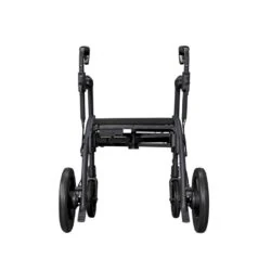 Front view of the Rollz Motion Rhythm Rollator showing wheels and handlebars.
