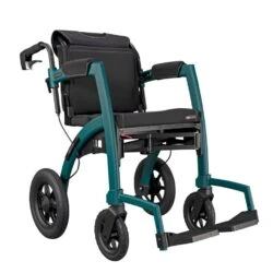 Rollz Motion Performance walker and wheelchair in Jungle Green.