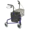 3 wheel walker with wheels-basket-bag-tri walker for elderly- 3 wheel rollator with bag-seat