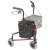 3 wheel walker with wheels-basket-bag-tri walker for elderly- 3 wheel rollator with bag-seat