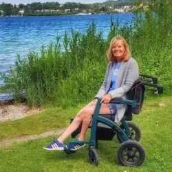 Rollz Motion Performance with Pneumatic Tyres | All Terrain Walker & Wheelchair | With Underseat Basket