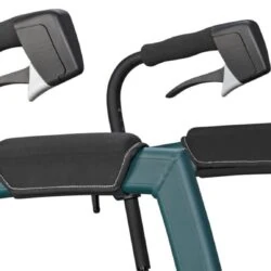 Close-up of Rollz Motion Performance handle and armrest.