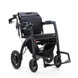 Rollz Motion Electric Rollator and Wheelchair With Pneumatic Tires For Elderly & Seniors