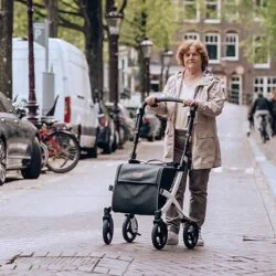 Rollz Flex Shopper | Lightweight Rollator with Shopping Bag