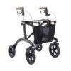 Lightest Off Road Rollator for All Terrain | Saljol Allround Crossover Rollator With Net Bag | Weighs only 6.6kg