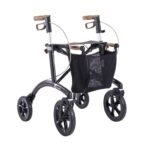 Lightest Off Road Rollator for All Terrain | Saljol Allround Crossover Rollator With Net Bag | Weighs only 6.6kg - Image 4