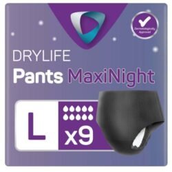Drylife Maxi Night | Disposable Incontinence Pants| For Unisex | 2x Pack of 9 | L & XL Sizes - Image 1