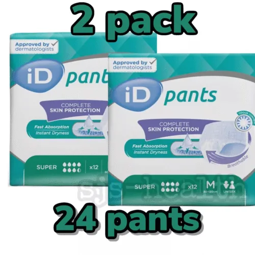 Two packs of iD Pull Up Pants with 24 total pants.