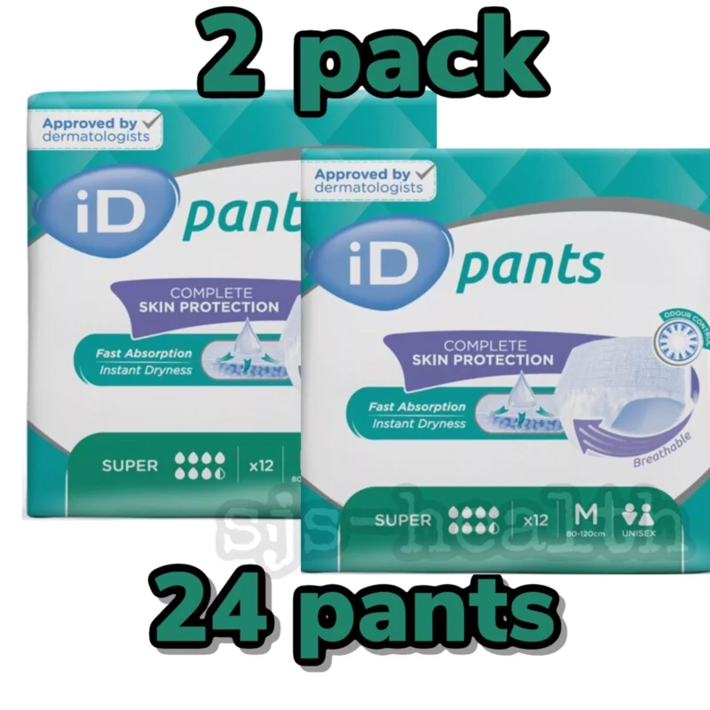 Two packs of iD Pull Up Pants with 24 total pants.