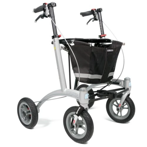 Trionic Walker 9er with black basket and large wheels.