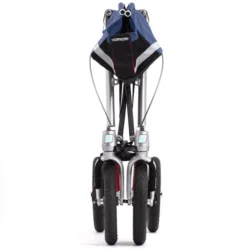 Front view of a folded Trionic Walker Rollator 12er.