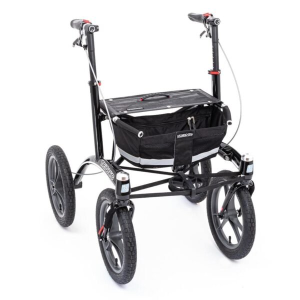 The Groundbreaking Trionic 14er Rollator-Rollator for rough terrain-all terrain walker with big wheels-Walker for outdoor