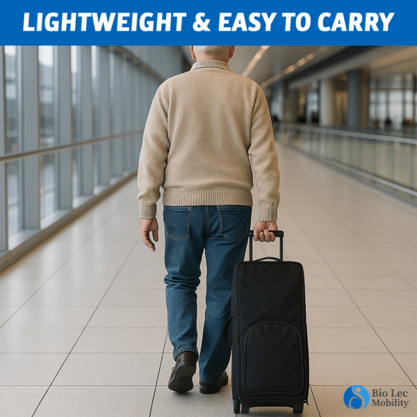 Bio-Lec-Mobility Lightweight Travel Transit Wheelchair