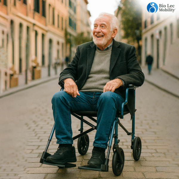 Bio-Lec-Mobility Lightweight Travel Transit Wheelchair