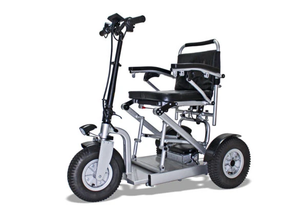 Freedom Scooter S1, a compact and foldable electric scooter with a seat.