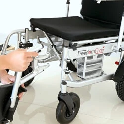 Electric Wheelchair Freedom Chair T3 | With Reclining Backrest & Adjustable Armrests & Footrests - Image 7