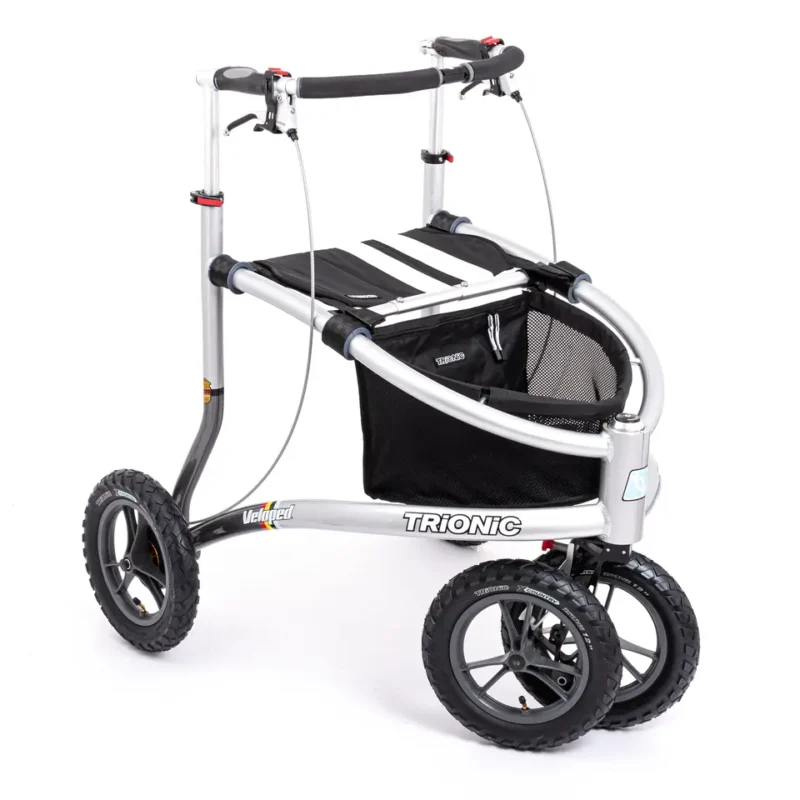 Trionic Veloped Sport 12er all-terrain rollator with large wheels.