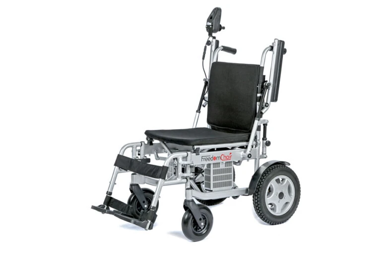 Electric Wheelchair Freedom Chair T3 | With Reclining Backrest & Adjustable Armrests & Footrests - Image 1