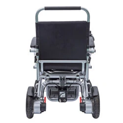Back view of the Freedom Chair A08 electric wheelchair.