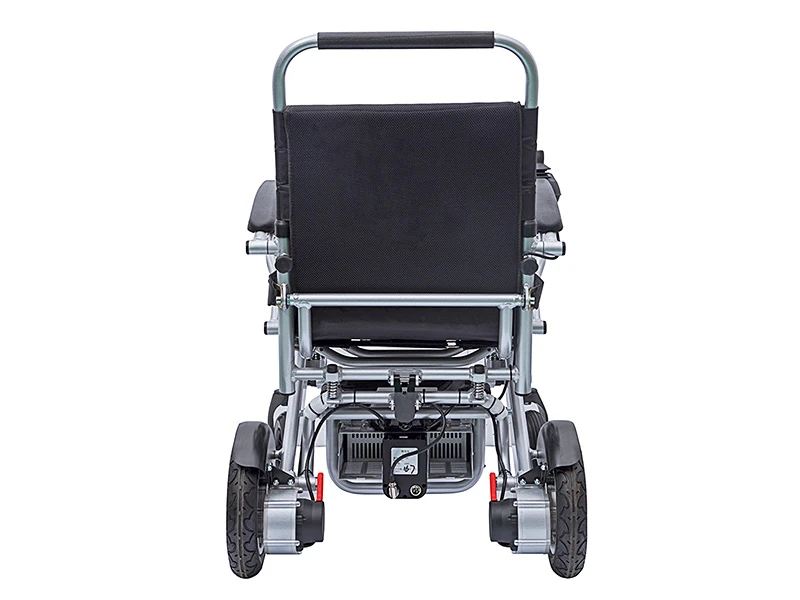 Back view of the Freedom Chair A08 electric wheelchair.