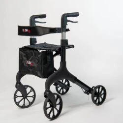 Dash Hurricane Rollator | Robust Rollator For Indoor & Outdoor Use with 10" Front Wheels | Weighs Only 8.5kg - Image 2