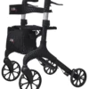 Dash Hurricane Rollator | Robust Rollator For Indoor & Outdoor Use with 10" Front Wheels | Weighs Only 8.5kg
