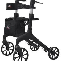 Dash Hurricane Rollator | Robust Rollator For Indoor & Outdoor Use with 10" Front Wheels | Weighs Only 8.5kg