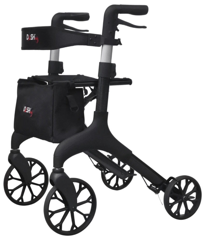 Dash Hurricane Rollator | Robust Rollator For Indoor & Outdoor Use with 10" Front Wheels | Weighs Only 8.5kg - Image 1