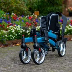 Dash Fold Down Rollator | Smallest Folding Rollator | Walkers With Seat For Elderly