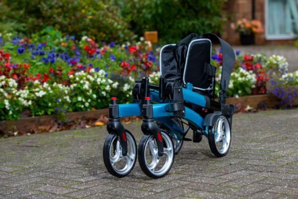 Dash Fold Down Rollator | Smallest Folding Rollator | Walkers With Seat For Elderly - Image 5