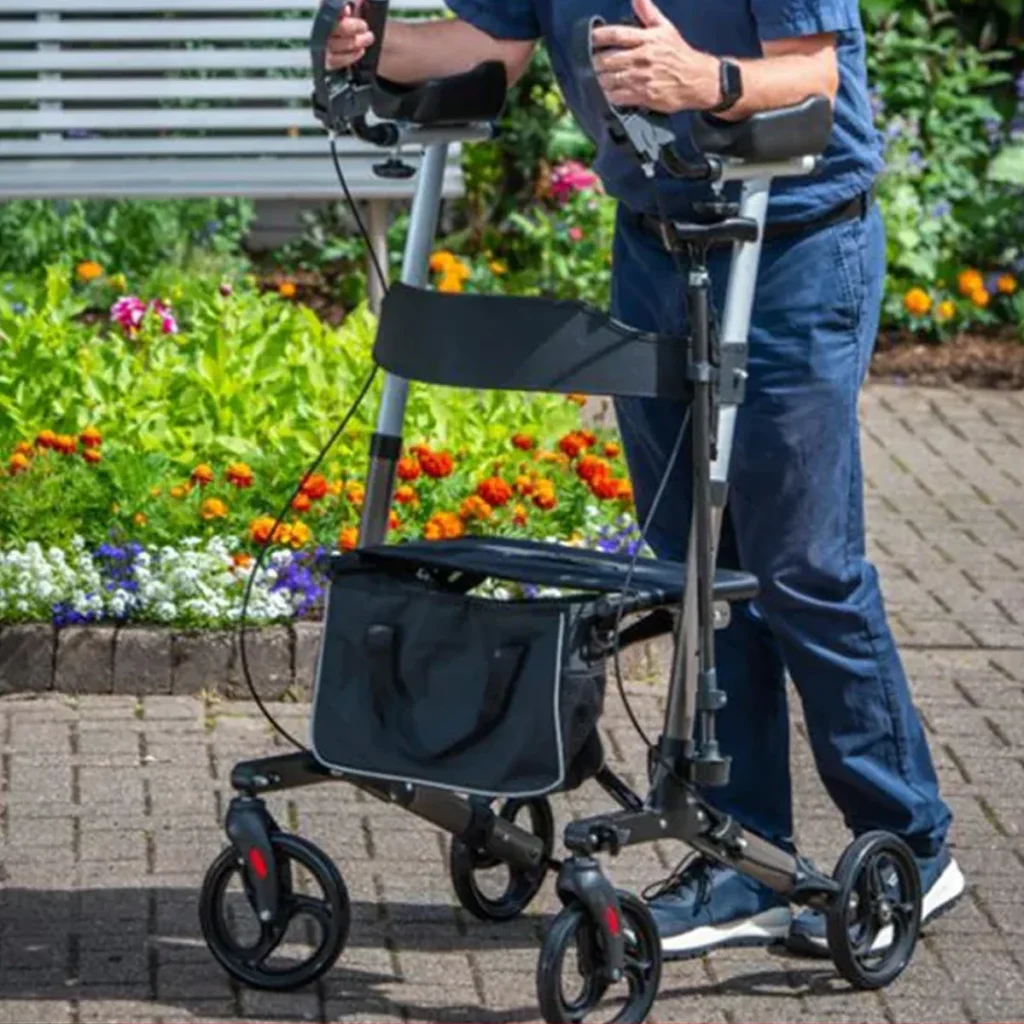 Upright Walker for Adults, Dash Upright Walker, Best Upright walker for balance problems, Upright Walker with seat, Best Upright Walker for Seniors, Best upright walker for outdoor use, Upright Walker