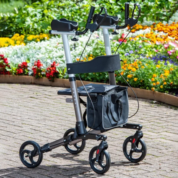 Upright Walker for Adults, Dash Upright Walker, Best Upright walker for balance problems, Upright Walker with seat, Best Upright Walker for Seniors, Best upright walker for outdoor use, Upright Walker