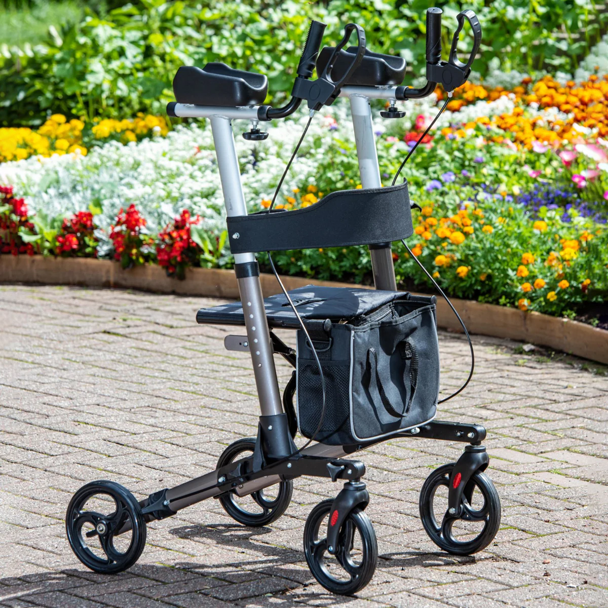 Upright Walker for Adults, Dash Upright Walker, Best Upright walker for balance problems, Upright Walker with seat, Best Upright Walker for Seniors, Best upright walker for outdoor use, Upright Walker