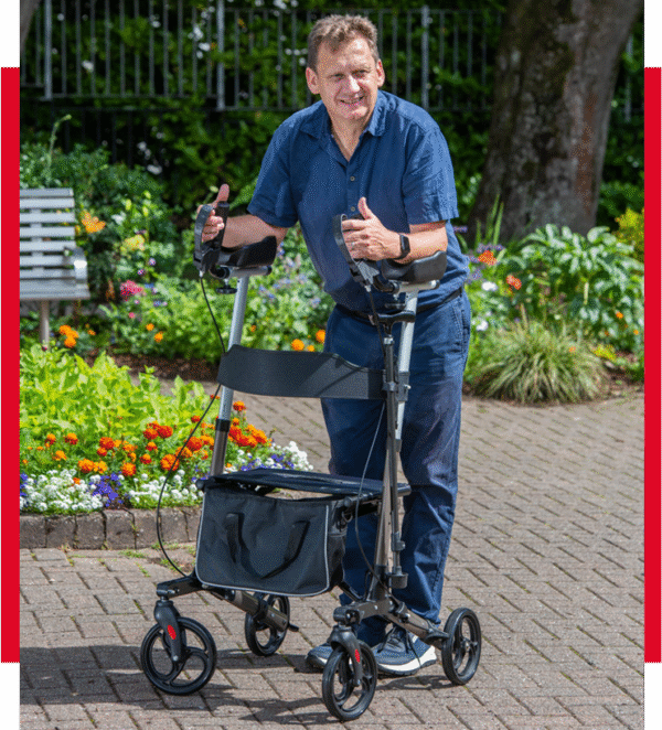 Dash Forearm Walker | Upright Walkers For Seniors | Upright Rollator With Forearm Support