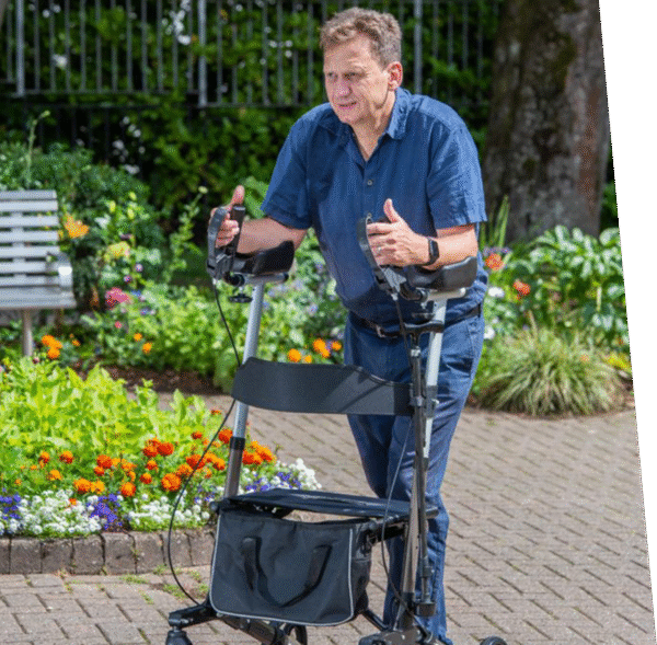 Dash Forearm Walker | Upright Walkers For Seniors | Upright Rollator With Forearm Support - Image 3
