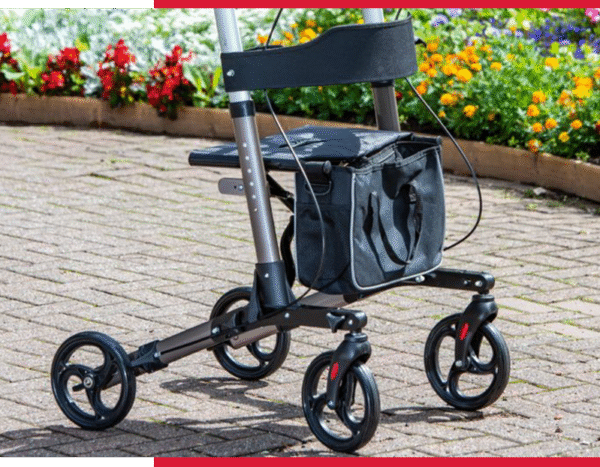 Dash Forearm Walker | Upright Walkers For Seniors | Upright Rollator With Forearm Support - Image 4