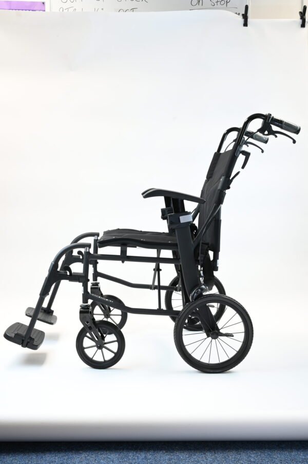 Dash Lite 4 Attendant Propelled Wheelchair | Lightweight & Compact Wheelchair - Image 9