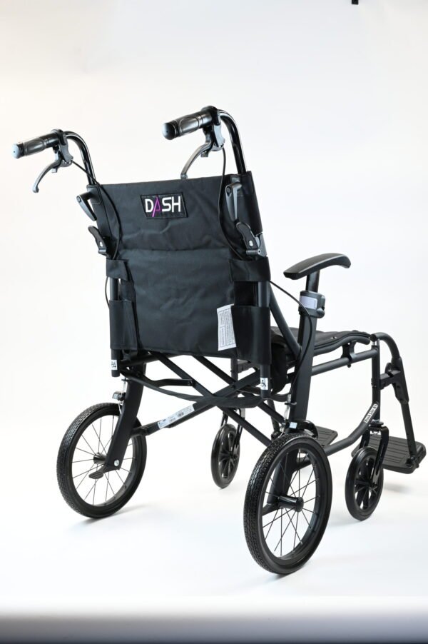 Dash Lite 4 Attendant Propelled Wheelchair | Lightweight & Compact Wheelchair - Image 10