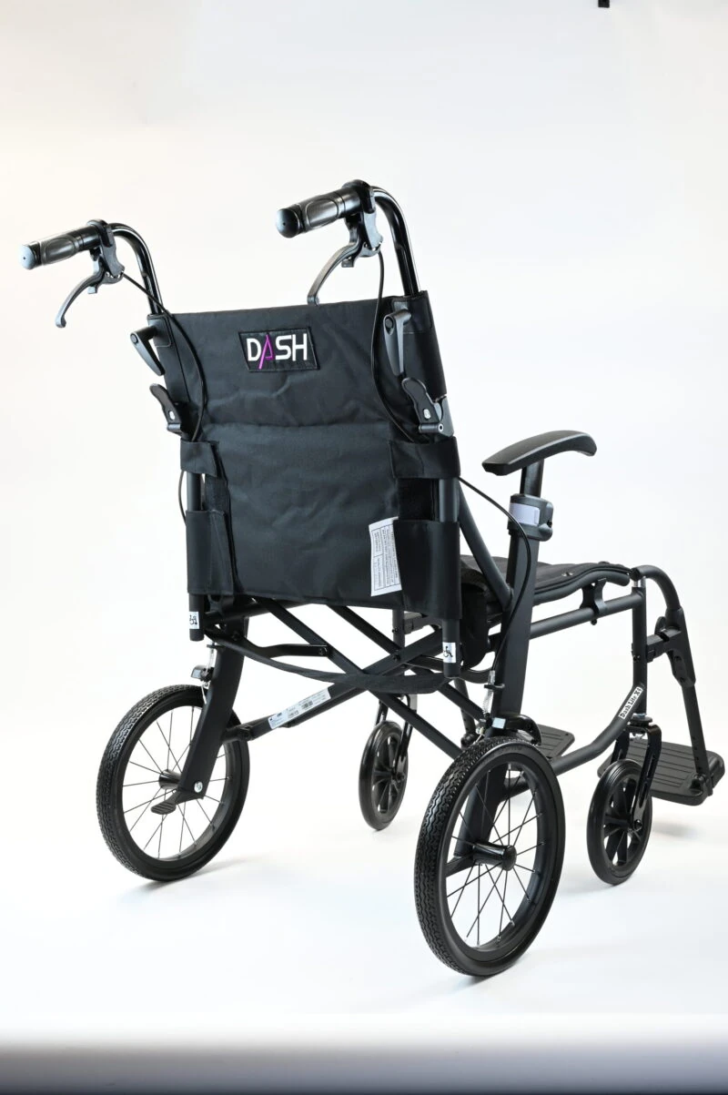 Dash Lite 4 Attendant Propelled Wheelchair | Lightweight & Compact Wheelchair - Image 10