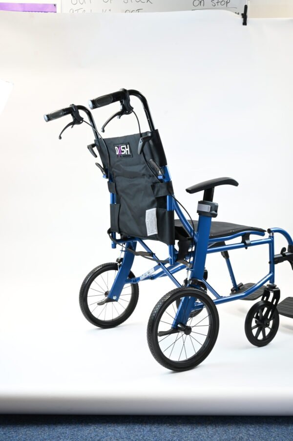Dash Lite 4 Attendant Propelled Wheelchair | Lightweight & Compact Wheelchair - Image 13