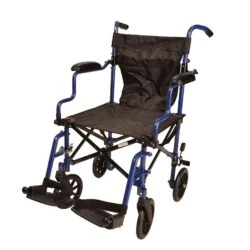 Lightweight Slim Folding Wheelchair For Travelling With Bag | Travel Wheelchair in Bag - Image 11