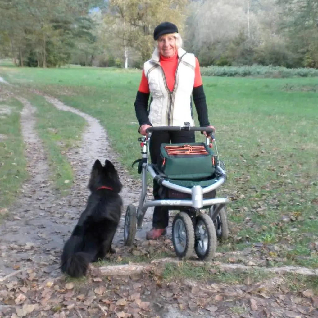 Trionic Veloped Trek Rollator, Walker, Veloped Trek 14er, All Terrain Rollator