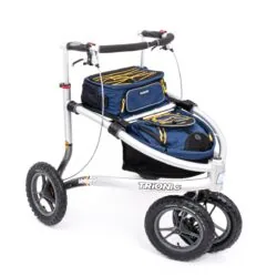 Trionic Veloped Trek 12er | Best Rollator Walker For Rough Surfaces | All Terrain Rollator With Seat