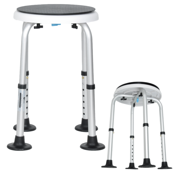 bio-lec mobility rotating shower stool, 360° rotating shower stool, bath stool for elderly UK, swivel shower seat for disabled, height adjustable shower stool, anti-slip shower chair, bathroom aid for seniors, shower seat for limited mobility, portable shower chair, medical bath stool UK, non-slip bath seat, disability bathroom aid, shower stool for adults with mobility issues, rotating bath seat UK, lightweight shower stool for elderly