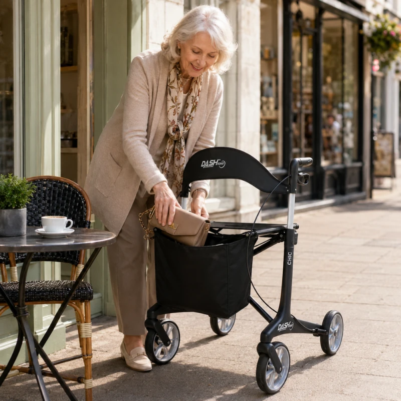 Dash Chic Carbon Rollator Walker