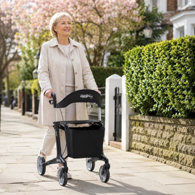 Dash Chic Carbon Rollator Walker