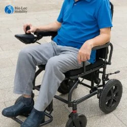 Electric Folding Wheelchair for Adults | Power Chair with 360° Joystick | Dual 250W Motors, Lithium-ion Battery | Ideal for Travel and Daily Use - Image 4