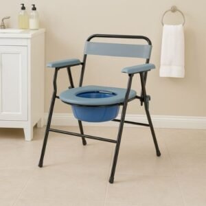 FOLDING PORTABLE COMMODES
