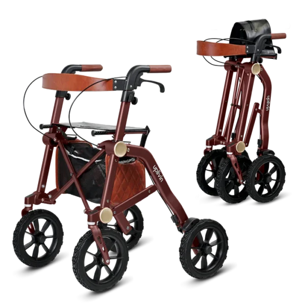 Trive All-Terrain Rollator Walker Trive Outdoor Rollator for Elderly Trive 10" Wheel All-Terrain Walker Trive Lightweight All-Terrain Rollator Trive Explorer – All-Terrain Rollator for Seniors