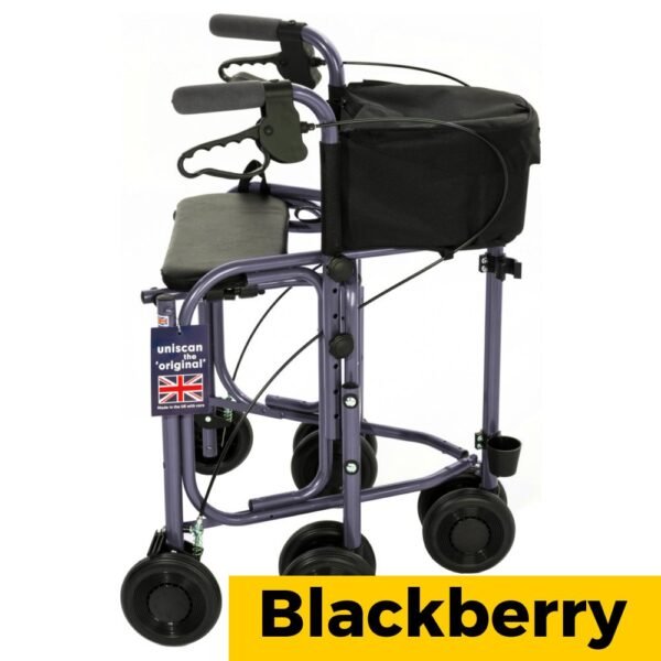 Uniscan Triumph Plus Rollator | Tri-Walker With 5 Sets Of Wheels | Three Wheel Walker Rollator With Seat - Image 9